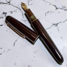 Nakaya Writer Portable Heki Tame Nnuri Lacquer 14K Fountain Pen M Nib Unused picture