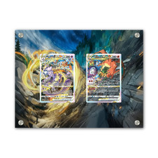 Mewtwo & Charizard - Exclusive Pokémon Extended Artwork Display Case picture