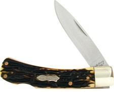 Schrade Uncle Henry Bruin Lockback Folding Pocket Knife Staglon Handle 5UH picture