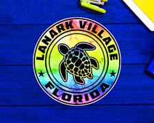 Lanark Village Florida Beach Sticker Decal 3