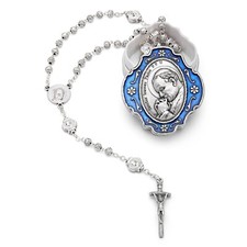 St Saint John Paul II Rosary Beads Catholic Prayer Necklace Box from Vatican picture