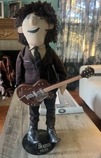 Vintage 1987 Beatles Forever George Harrison Plush Doll Applause w/Guitar, Stand picture