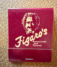 Vintage 1980s Figaro’s Restaurante Taverna Matchbook Plano Addison Texas Dallas picture