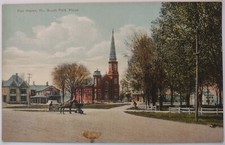 Vintage Postcard Fair Haven Vermont South Park Place AA36 picture