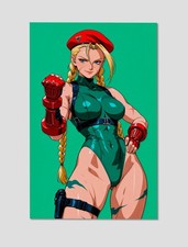 Cammy White Street Fighter Fan Art Giclee Print Poster 11x17 Video Game Wall Art picture