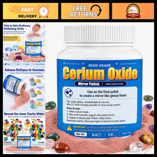 Ultra-Fine Red Cerium Oxide Polish for Rock Tumbling, Final Polishing Grit 1 lb picture