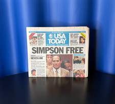 OJ Simpson Trial - October 4, 1995 - USA Today - Section A Only picture