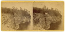 MICHIGAN STEREOVIEW - Pictured Rocks - Coastal Scenery - Bailey & Whitesides picture