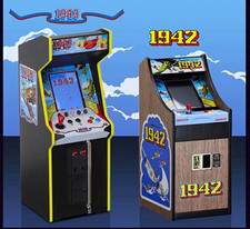 New Wave Toys Replicade 1942 & 1943 Reproduction Arcade Machine Cabinets 2021 picture