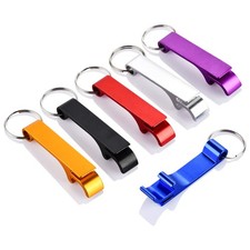 6PCS Colorful Key Chain Beer Bottle Openers for Bar and Home, 6 Color picture