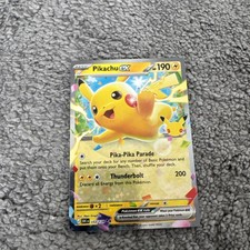 Pokemon 30th Celebration Pikachu Ex 053/128 Near Mint NM picture