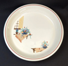VTG Homer Laughlin Kitchen Kraft Oven Serve Pie Plate 10.5