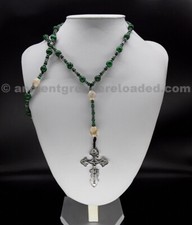 The Anglican Rosary Necklace of Nature, 925 Silver Cross, Rosary Necklace picture