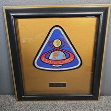 RARE Vtg NASA Apollo 8 Bullion 3D Patch Plaque Limited Edition /100  picture