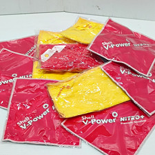 Shell V-Power Nitro+ Red & Yellow Promotional Sticker Lot, Gas & Oil Theme picture