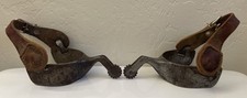 Vintage E. F. BLANCHARD Spurs No. 5 T S Tooled Steel YUCCA ARIZ ~ Pre 1963 Rare picture