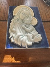 Vintage Goebel M.I. Hummel Madonna Plaque HUM 48/0 Virgin picture