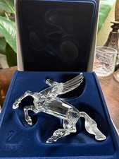 Swarovski 1998 Fabulous Creatures THE PEGASUS MINT IN BOX & PROTECTIVE OUTER BOX picture
