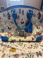 Disney Dooney & Bourke 10th Anniversary Sketch Satchel Retired Authentic 2019 picture