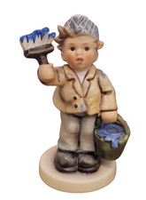 Hummel One Coat Or Two HUM 2040 Goebel First Issue Figurine picture