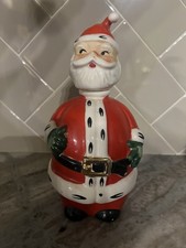 Rare Vintage Hand Painted Lefton Santa Clause Decanter-Made In Japan.  picture