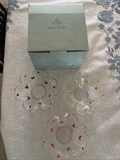 NEW IN BOX PARTYLITE GARDEN WHIMSY TEALIGHT TRIO MODEL #P9337 SET OF 3 HOLDERS picture