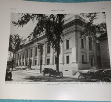 Lot 4 Architectural Pics Court Houses/Drawings &Plans  NY State Rare Find picture