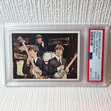 1964 Topps Beatles Color #34 Ringo Speaking Paul John Graded PSA 4 VG-EX Vintage picture