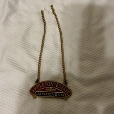 Appleton Estate Jamaica Rum Bottle Neck Gold plated Chain picture