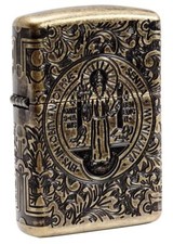 Zippo Windproof Armor St. Benedict Lighter, Constantine, 29719 New In Box picture