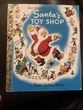 Vintage Little Golden Book. Walt Disney’s Santa’s Toy Shop 1981 Good Condition picture