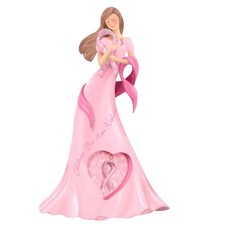 The Hamilton Collection Celebrate the Hope Within Breast Cancer Figurine 7.5