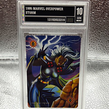 Marvel 1995 OverPower STORM #6 X-Men Non-Sport Trading Card - Graded picture