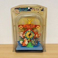 Vintage Pokemon Seesaw Table Clock Pikachu Mew Charmander Growlithe Blastoise JP picture
