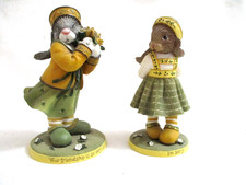 Vintage 2 Woodsong DEMDACO 2002 Bunny/rabbits picture
