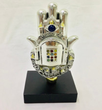 Antique Silver Vintage Silver . Judaica Silver Karshi Hamsa Sculpture picture