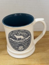 Demdaco 2016 German Shepherd Breed Mug Cream on outside blue interior picture