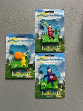 Vintage 1998 Teletubbies Fun Magnets Lot of 3 Laa-Laa Po Tinky Winky NIP picture