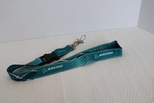 BOEING 737 MAX ORIGINAL WOVEN LANYARD BADGE CARD HOLDER picture