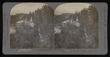 Photo:Simla India 1905 Prospect Hill from the Mall Stereoview Landscape picture