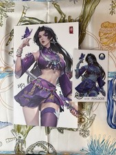 HELEN YOUNG Varnish Foil Psylocke SKETCHBOOK NM/Mint 81/150 W/COA picture